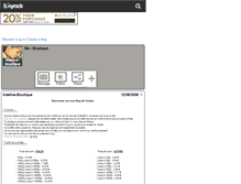 Tablet Screenshot of adeline-boutique.skyrock.com