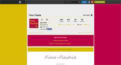 Desktop Screenshot of fimo-flashie.skyrock.com