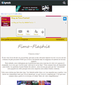 Tablet Screenshot of fimo-flashie.skyrock.com