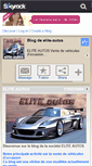 Mobile Screenshot of elite-autos.skyrock.com