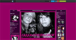 Desktop Screenshot of dorienensarah.skyrock.com