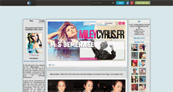 Desktop Screenshot of miley-source.skyrock.com