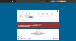 Desktop Screenshot of 2012presidentielle.skyrock.com