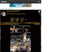 Tablet Screenshot of basket-pro-2009.skyrock.com