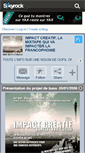 Mobile Screenshot of impactcreatif.skyrock.com