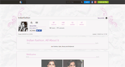 Desktop Screenshot of indianfashion.skyrock.com