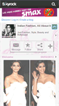 Mobile Screenshot of indianfashion.skyrock.com