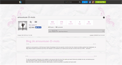 Desktop Screenshot of amoureuse-d-mots.skyrock.com