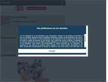 Tablet Screenshot of naruto-musique.skyrock.com