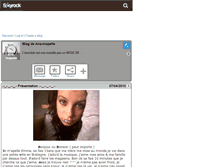 Tablet Screenshot of ana-mapelle.skyrock.com