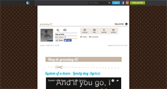 Desktop Screenshot of greenday-62.skyrock.com