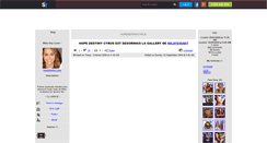 Desktop Screenshot of hopedestinycyrus.skyrock.com
