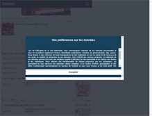 Tablet Screenshot of music-by-lovely.skyrock.com