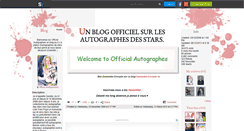 Desktop Screenshot of official-autographes.skyrock.com