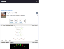 Tablet Screenshot of anneyron2012.skyrock.com