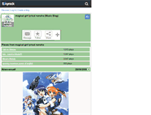 Tablet Screenshot of doremi-nanoha.skyrock.com