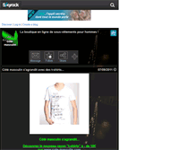 Tablet Screenshot of cote-masculin.skyrock.com