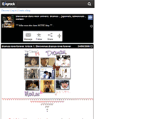 Tablet Screenshot of dramas-love-forever.skyrock.com
