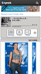 Mobile Screenshot of daniellesavre.skyrock.com
