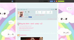 Desktop Screenshot of dren--and--zoey--x3.skyrock.com