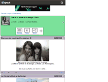 Tablet Screenshot of cite-de-la-mode.skyrock.com