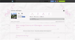 Desktop Screenshot of erasmus-allemagne.skyrock.com