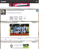 Tablet Screenshot of footballeuses44.skyrock.com