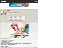 Tablet Screenshot of concour-manga.skyrock.com