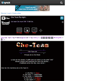 Tablet Screenshot of che-team.skyrock.com