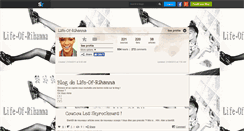 Desktop Screenshot of life-of-rihanna.skyrock.com