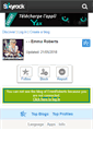 Mobile Screenshot of emmroberts.skyrock.com
