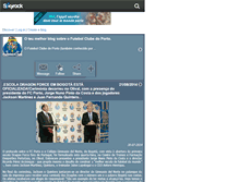 Tablet Screenshot of futebolclubeporto.skyrock.com