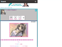 Tablet Screenshot of japan-flowers.skyrock.com