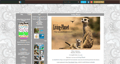Desktop Screenshot of living-planet.skyrock.com