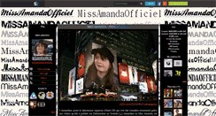 Desktop Screenshot of missamandaofficiel.skyrock.com