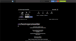 Desktop Screenshot of orchestrejeromealder.skyrock.com