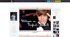 Desktop Screenshot of perfect-justinb.skyrock.com