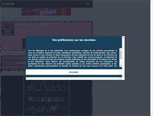 Tablet Screenshot of melyssa-music-officiel.skyrock.com