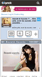 Mobile Screenshot of beaute-succes.skyrock.com