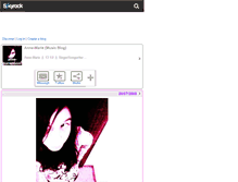 Tablet Screenshot of anne-mariemusic1310.skyrock.com