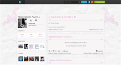 Desktop Screenshot of mademoizelle-pauline-x.skyrock.com