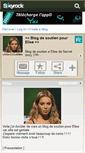Mobile Screenshot of elise2secretstory3.skyrock.com