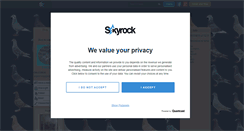 Desktop Screenshot of blancbleu02.skyrock.com