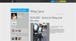 Desktop Screenshot of miley-smiley-cyrus.skyrock.com