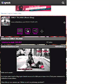 Tablet Screenshot of emily-taliana.skyrock.com
