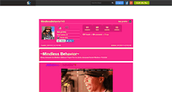 Desktop Screenshot of mindlessbehavior143.skyrock.com