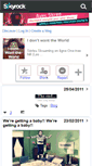 Mobile Screenshot of i-dont-want-the-world.skyrock.com