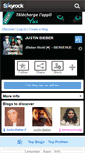 Mobile Screenshot of jbieber-world.skyrock.com