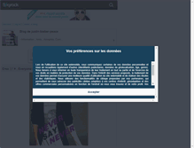 Tablet Screenshot of justin-bieber-peace.skyrock.com