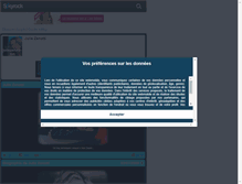 Tablet Screenshot of juliezenatti-fan.skyrock.com